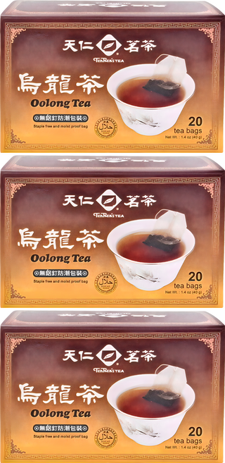 天仁茗茶 烏龍茶, 20包, 2g, 3盒