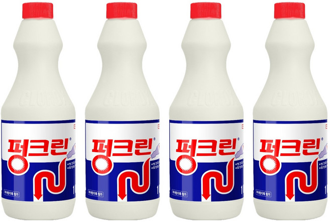 펑크린 배수구세정제, 1L, 4개