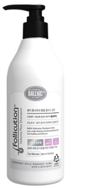 볼빅 폴리큐션 볼륨 플러스 샴푸, 300ml, 1개