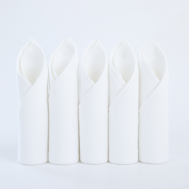 BBOO 바리스타 타올 50수 순면 카페 수건 30x30cm, 화이트, 5개