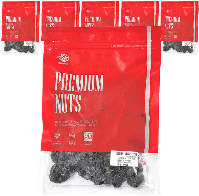 Dadamomarket 西梅乾, 500g, 6個