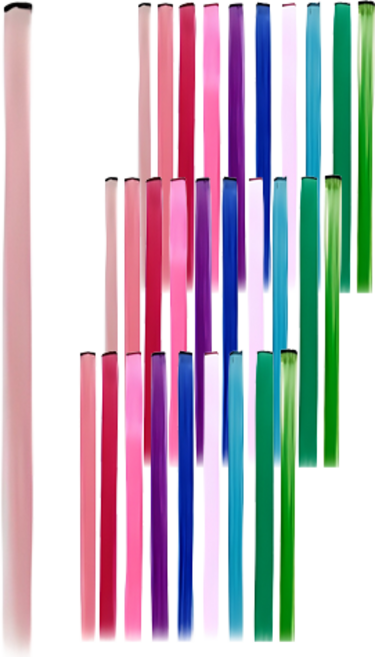 잇츠리빙 컬러 헤어피스 5종 x 2p 세트, 랜덤발송, 4개