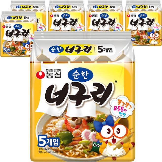 너구리 순한맛 120g, 30개