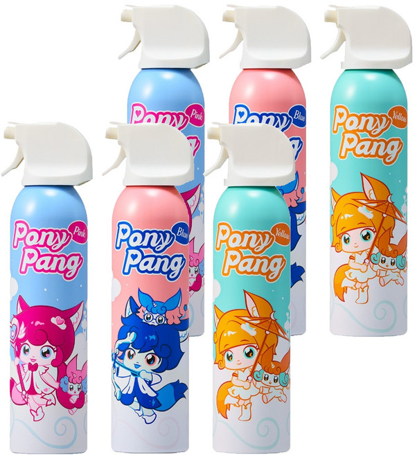 포니팡 버블클렌저 오션팡+나나팡+핑키팡, 6개, 200ml