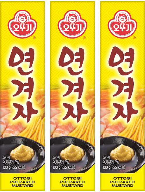 오뚜기 연겨자, 100g, 3개