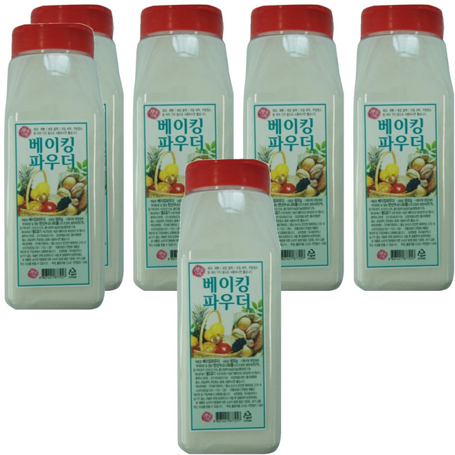 햇살나래 베이킹파우더, 900g, 6개