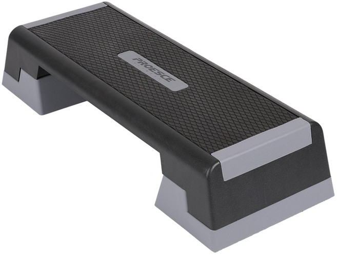 프로이스 3단 에어로빅 스텝박스, 블랙 + 그레이