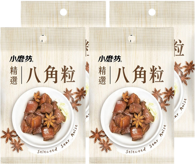 小磨坊 八角粒, 8g, 4包