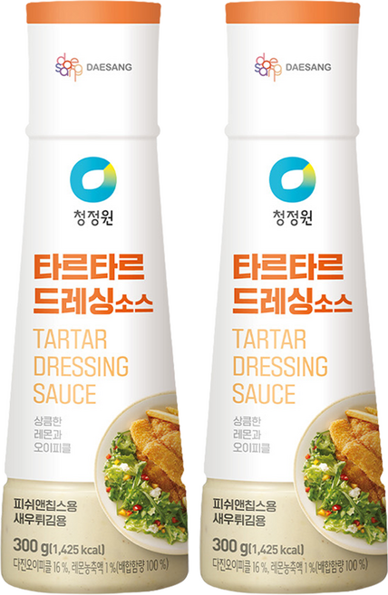 청정원 타르타르, 300g, 2개