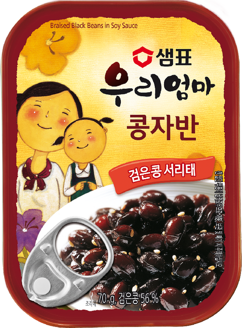 샘표 우리엄마 콩자반 반찬통조림, 70g, 1개