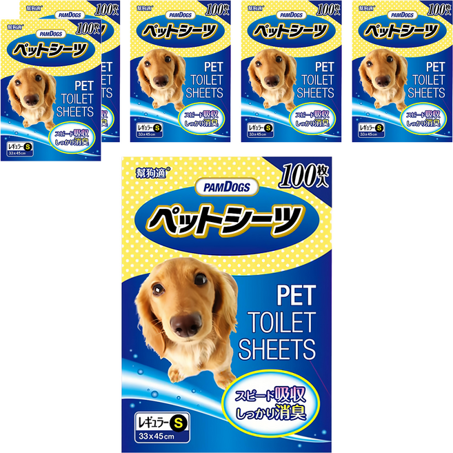 PAMDOGS 幫狗適 寵物尿布, 6包, 100片