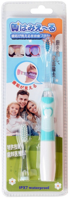 Hamieru 光能成人音波震動牙刷 IPX7防水, 帝芬妮綠, 1組