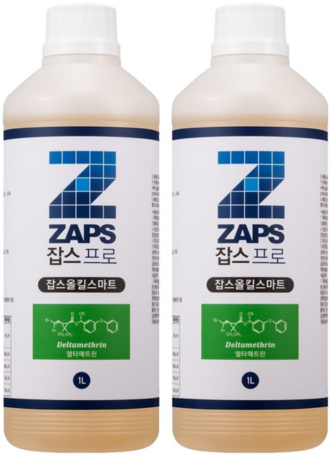 잡스 올킬스마트 살충제, 2개, 1L