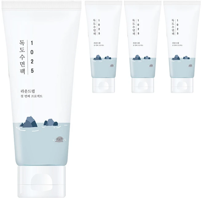 라운드랩 1025 독도 수면팩, 100ml, 4개 - 쿠팡