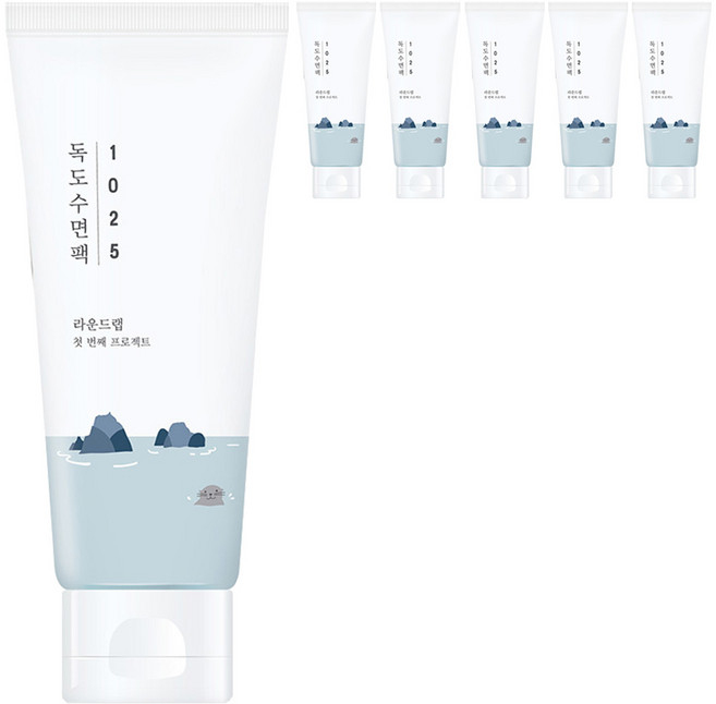라운드랩 1025 독도 수면팩, 100ml, 6개