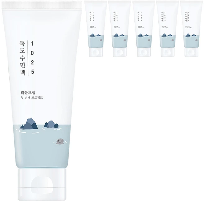 라운드랩 1025 독도 수면팩, 100ml, 6개 - 쿠팡
