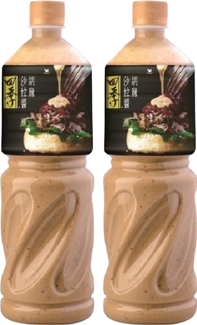 統一 四季 胡麻沙拉醬, 950ml, 2瓶