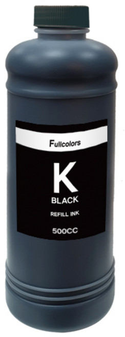 풀컬러즈 캐논 / HP / 삼성 / 엡슨 / LG / 브라더 호환리필잉크 500ml, 검정, 1개