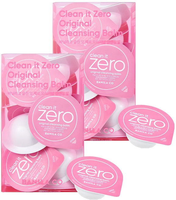 BANILA CO 芭妮蘭 Clean It Zero零感肌保濕卸妝膏旅行組, 3ml, 32顆