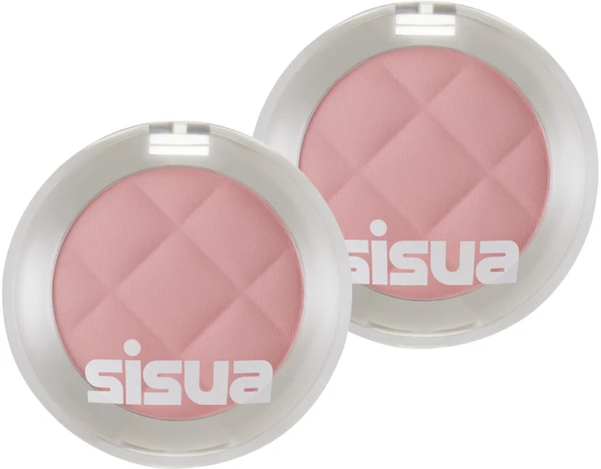 시수아 버터 와플 도우 블러셔 8g, NO 1 딸기바닐라, 2개 - 쿠팡