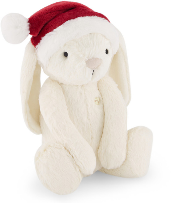 Snuggle Bunnies 安撫娃娃 兔子聖誕帽 佩內洛普, 單一顏色, 1個
