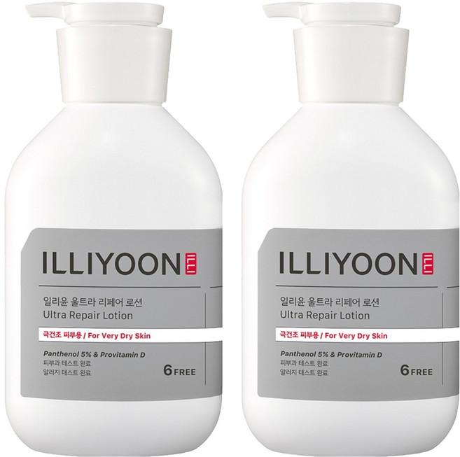 일리윤 울트라 리페어 로션, 528ml, 2개