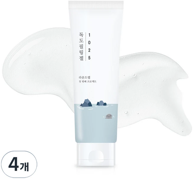 라운드랩 1025 독도 필링젤, 120ml, 4개 - 쿠팡