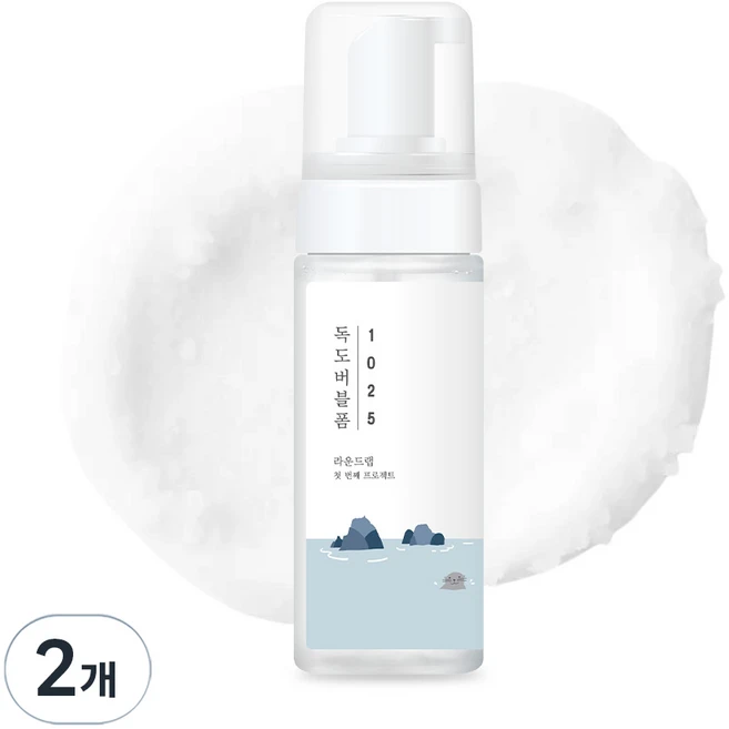 라운드랩 1025 독도 버블 클렌징 폼, 150ml, 2개 - 쿠팡