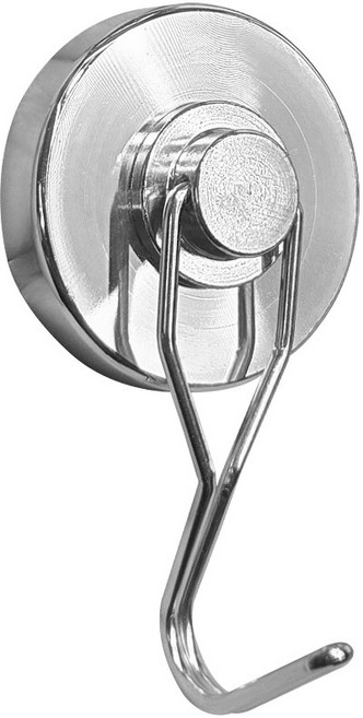 월드크린 360도 회전형 자석 고리 42mm, 실버, 1개