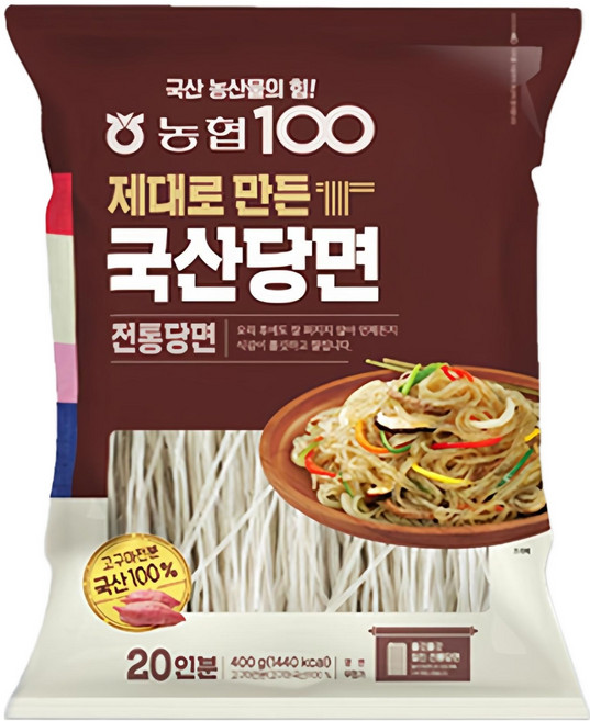 농협식품 제대로 만든 국산 전통당면, 400g, 1개