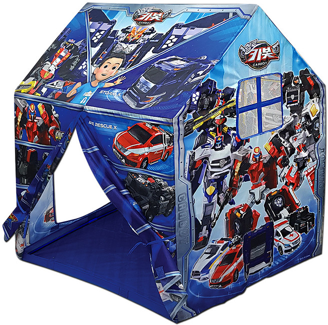 헬로카봇 긴급구조대 OST 사운드칩 놀이텐트, 혼합색상, 1개