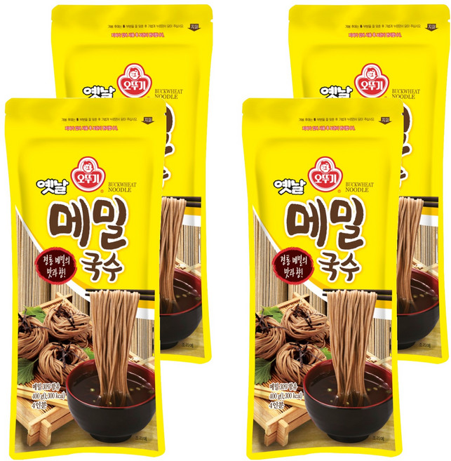 오뚜기옛날 메밀국수, 400g, 4개