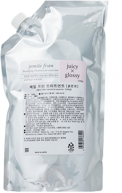 밀본 제밀프란 트리트먼트 쥬시글로시, 1kg, 1개