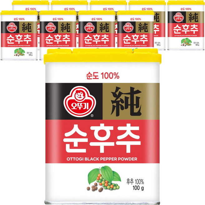 오뚜기 순후추, 100g, 10개