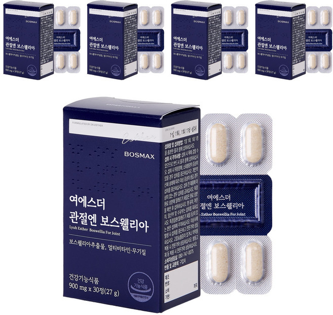 에스더포뮬러 여에스더 관절엔 보스웰리아 27g, 5개, 30정