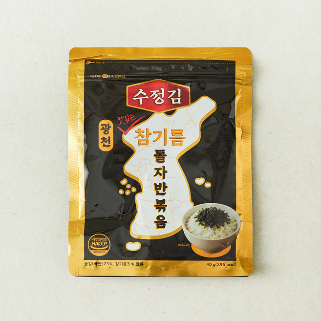 광천 맛있는 참기름 자반볶음, 1개, 40g