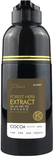KA'FEN 卡氛 Plus+ 何首烏染髮膏, 琥珀可可棕, 1件