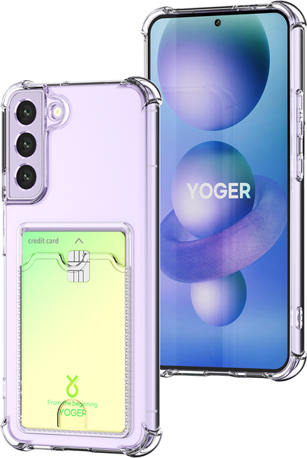 요거 클리어 카드 수납 젤리 휴대폰 케이스