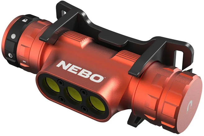 NEBO Master 可拆卸頭燈 USB充電 1000流明 IP67, 橘色, 1個