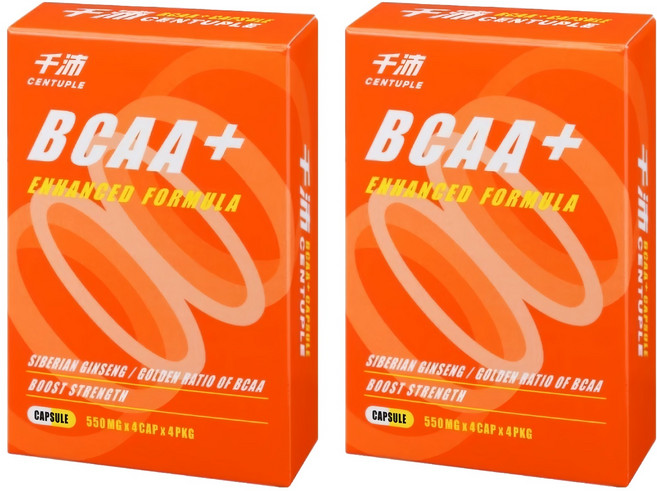 CENTUPLE 千沛 BCAA+膠囊, 16顆, 550mg, 2盒