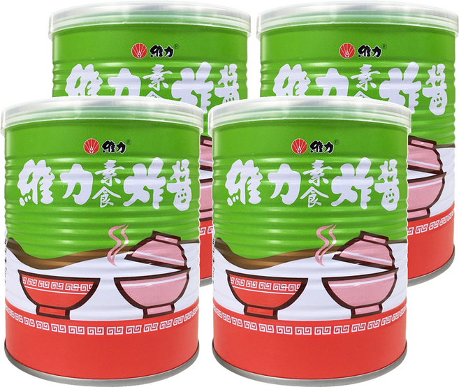 維力 2號素食炸醬, 800g, 4罐