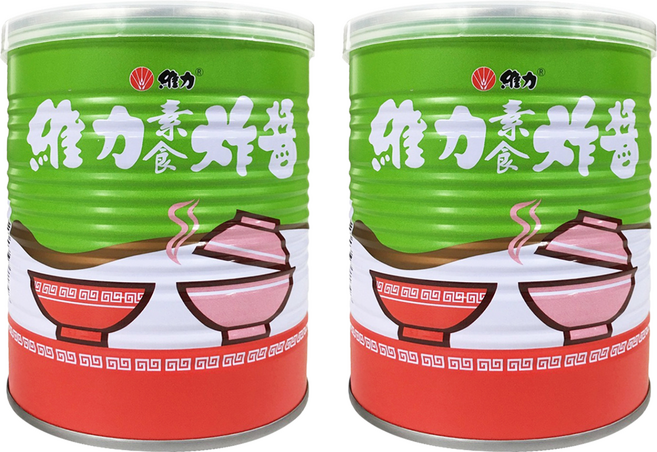 維力 2號素食炸醬, 800g, 2罐