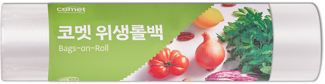 코멧 위생롤백 25 x 35 cm, 중(M), 1개, 200개입