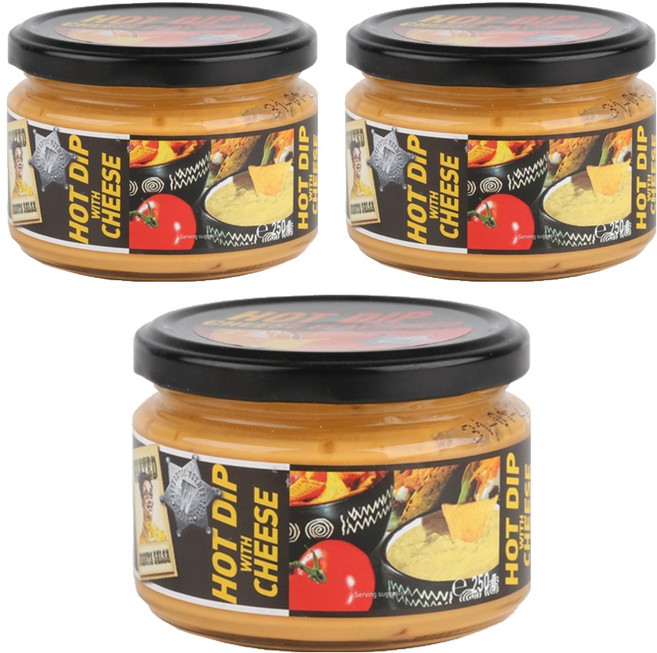 起司辣醬, 3罐, 250g