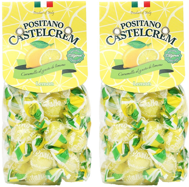 CASTELCREM 캔디 레몬, 200g, 2개