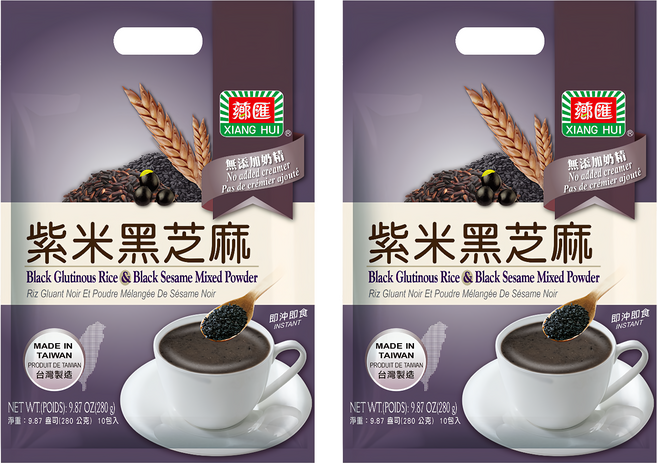 薌匯 紫米黑芝麻 10包, 280g, 2袋