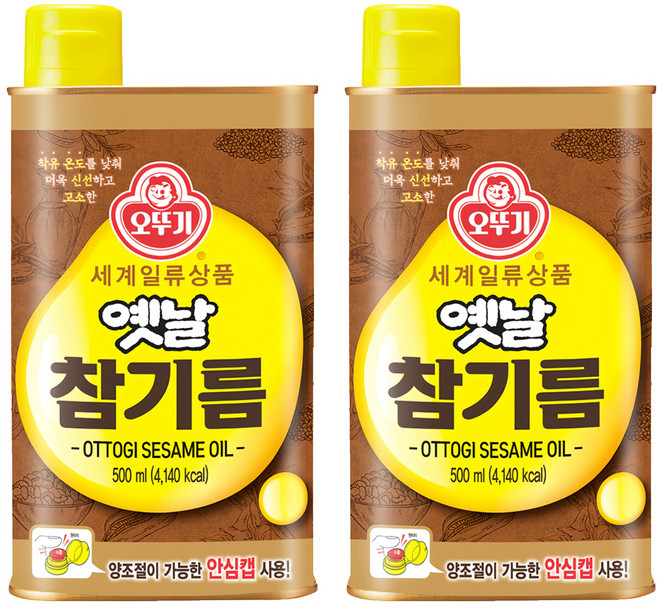 OTOKI 不倒翁 Yetnal 傳統芝麻油, 500ml, 2瓶