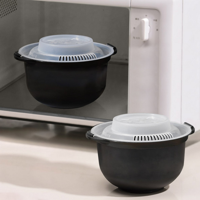 모나코올리브 갓 지은 한끼 8분 완성 마미 레인지 밥솥, 15 x 16.8 x 10.6 cm, 2개