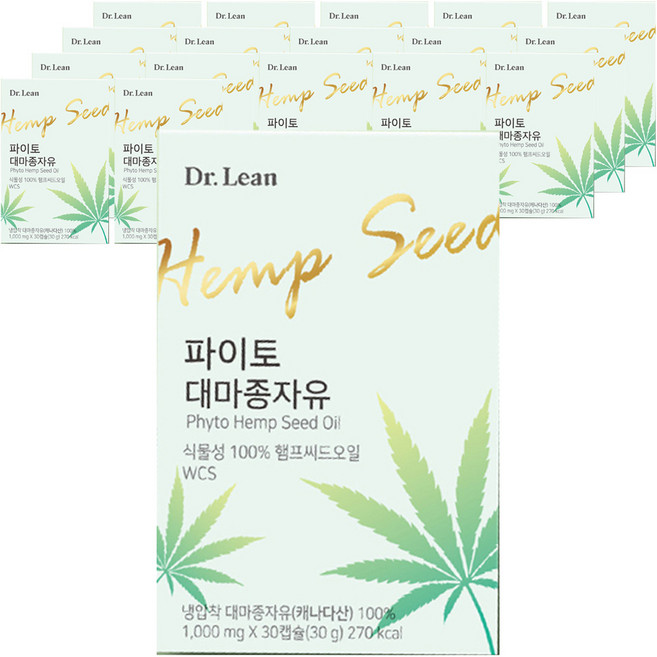 닥터린 파이토 대마종자유, 30정, 18개