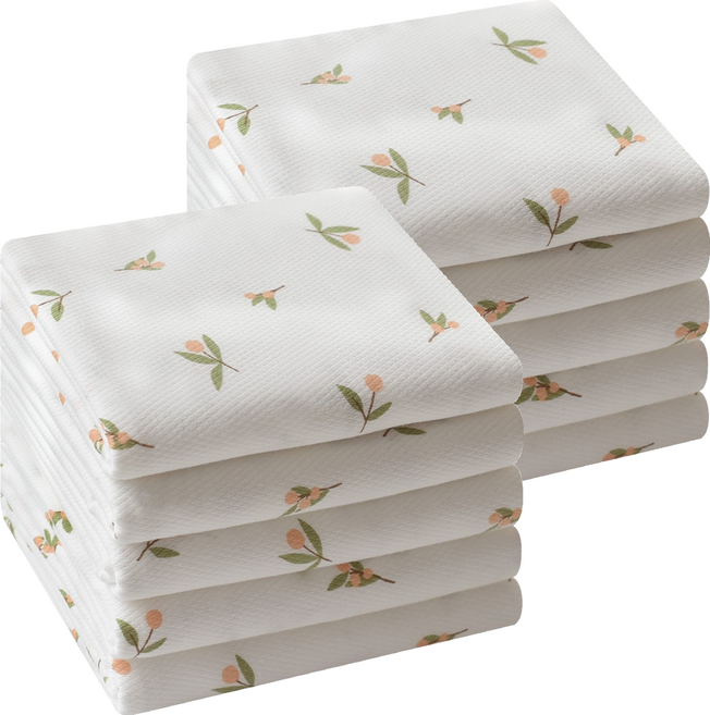 베이비앤아이 소프트 사각 천 기저귀, 올리브, 10개